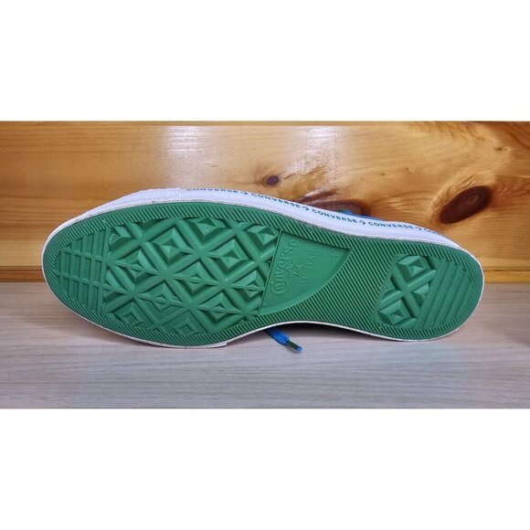 Converse One Star Low Top Pinstripe Unisex Size Men’s 10 Women’s 12 Green Teal - Picture 16 of 16